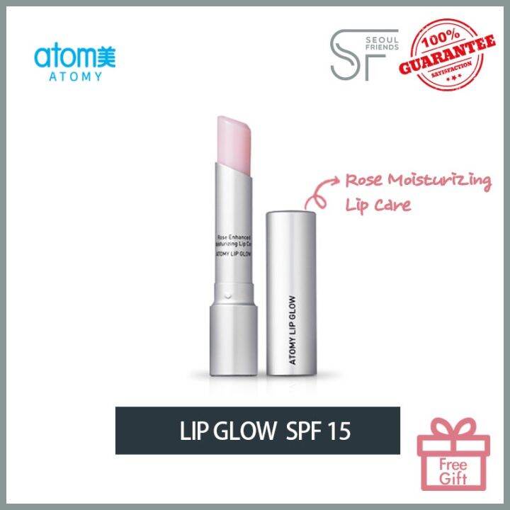 [ATOMY] Atomy Lip Glow Rose Enhanced Moisturizing Lip Care, SPF 15 | Lazada