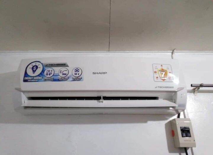 SHARP 2HP SPLIT TYPE INVERTER AIRCON ‼️ BRANDNEW WITH FREE INSTALLATION ...