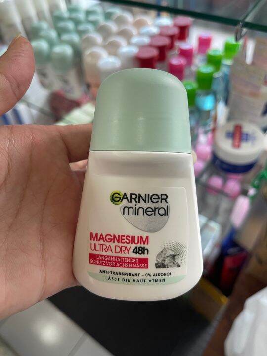 GARNIER Mineral Magnesium Ultra Dry Deodorant RollOn 50ml. Lazada.co.th