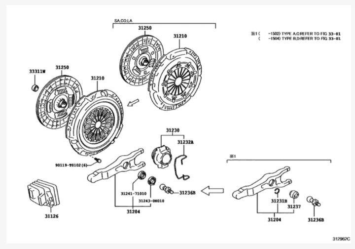 Aisin Clutch Set 1KD/2KD Hilux/Fortuner Lazada PH