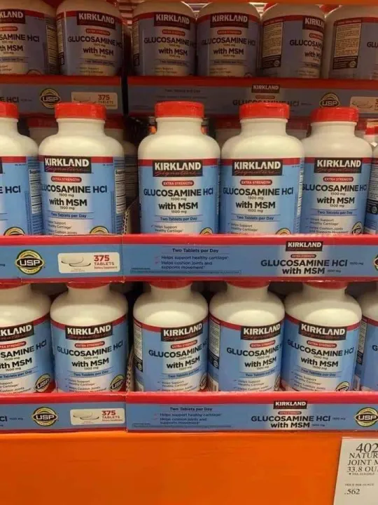 kirkland Glucosamine HCI with MSM 1500mg/375 tablets Lazada PH