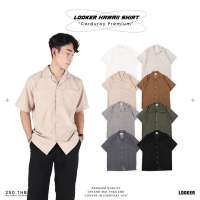 LOOKER - เสื้อเชิ้ตแขนสั้นผ้าลูกฟู