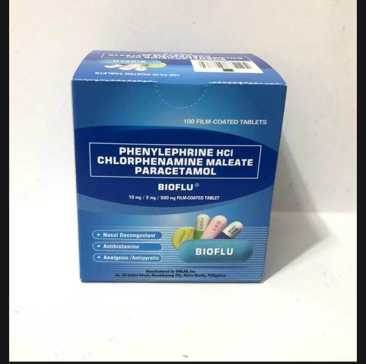 Bioflu 500mg 100pcs | Lazada PH