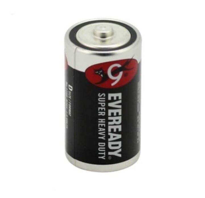 Baterai D Eveready Super Heavy Duty Battery Hitam Besar 1250 Sw2