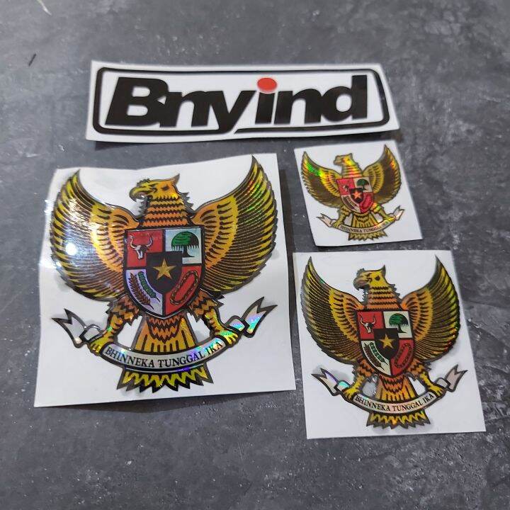 Sticker Emblem Lambang Garuda Indonesia Timbul Lazada Indonesia