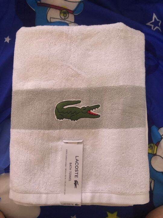Original lacoste bath towel Lazada PH