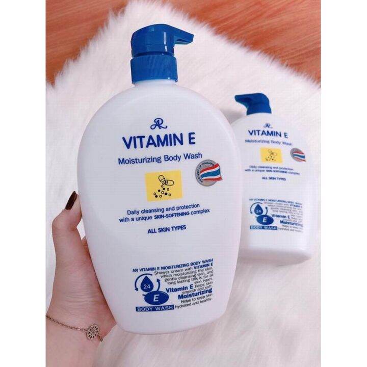 AR Vitamin E Moisturizing Body Wash 800ml (Unisex Body Shampoo