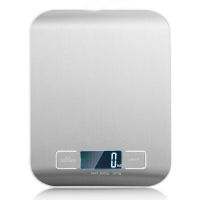 Rich เครื่องชั่งดิจิตอล Kitchen Scale Digital Scale รุ่น 5 กิโลกรัม สีเงิน