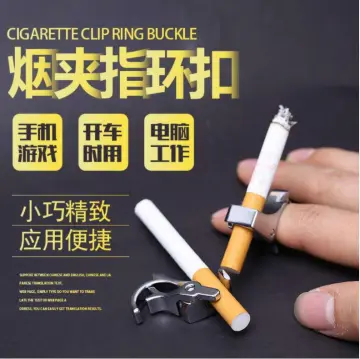 Cigarette Holder Dragon Ring Rack Metal Finger Clip Hand Rack Men