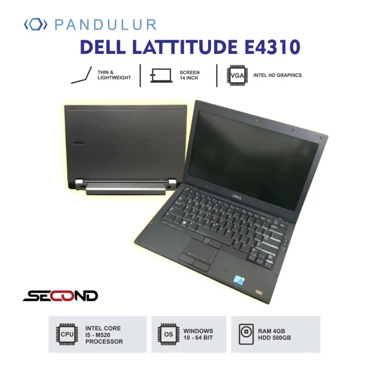 DELL LATITUDE E4310 I5-560M 13.3. No Ram. No Hdd. No Adapter. Vendu En L'état EUR 70,00 - IT