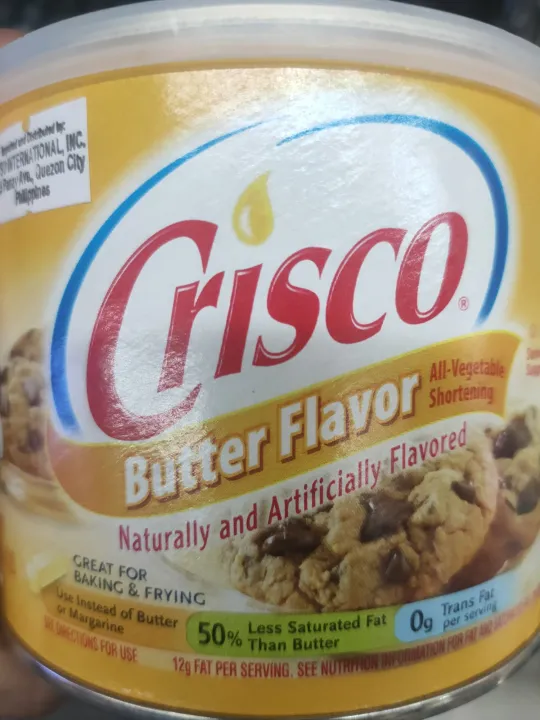 CRISCO BUTTER FLAVOR ALL VEGETABLES SHORTENING 453g Lazada PH