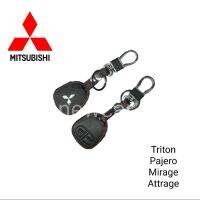 ซองหนังหุ้มกุญแจมิสซูบิชิ triton 2ปุ่ม