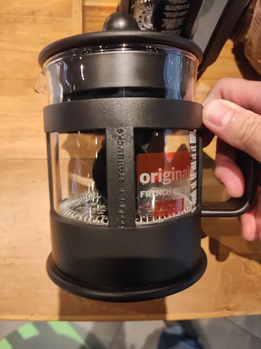Starbucks French Press Recycled Plastic 4 Cup Bodum Made In Portugal