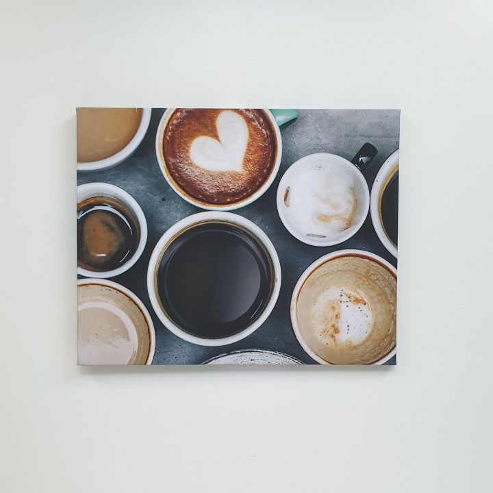 NICE รูปภาพพิมพ์ผ้าใบ Coffee Shop ขนาด 60x40ซม. (ก.xส.) ( Art coffee) C5040-5