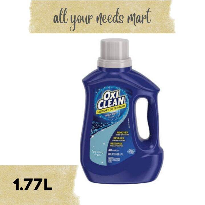 Oxi Clean • Laundry Detergent • Sparkling Fresh • 40Loads • 1.77L