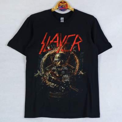 #เสื้อวง Slayer Hard Cover Book มือ 1 ลิขสิทธิ์แท้ ราคา ❌สินค้าหมด❌ บาทรวมส่ง 
👉เก็บเงินปลายทาง +20 บาท
👉 Tag : Gildan 
👉ไซน์ #พร้อมส่ง
- XL อก 24 ยาว 30.5 นิ้ว