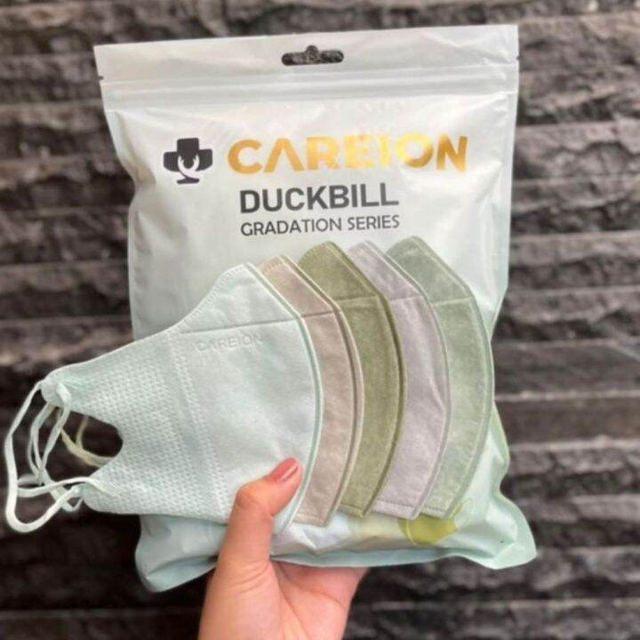 MASKER DUCKBILL CAREION GRADATION SERIES PASTEL MATCHA MIX WARNA NON ...