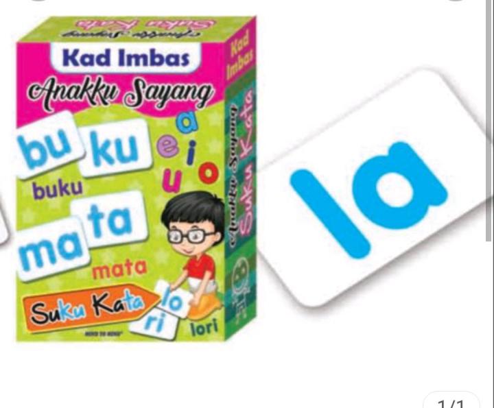 Flash Card Terbaik Belajar Suku Kata | Lazada