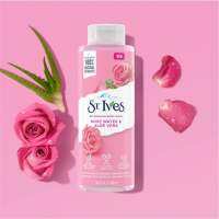 เซนท์ไอฟ รีเฟรชชิ่ง บอดี้วอช โรส วอเตอร์ แอนด์ อโล เวล่า 473 มล./ St.Ives Rose Water Body Wash Indigo 473ml