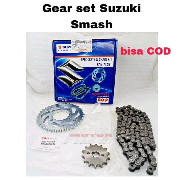 Gear Gir Set Girset Rantai Roda Kit Suzuki Smash Old G Kit