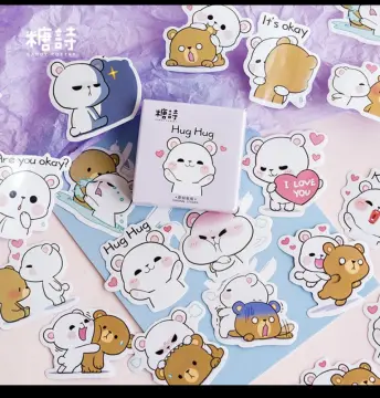 Girls and Animals cute stickers flakes bag