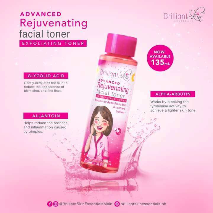 Brilliant Skin Rejuvenating Facial Toner 135ml Lazada Ph