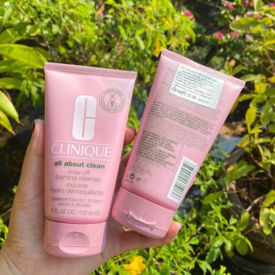 Clinique All About Clean Rinse-Off Foaming Cleanser 150 ml (1 ชิ้น)