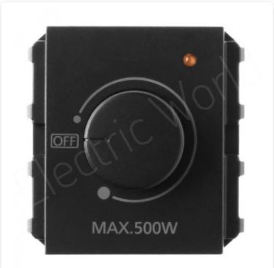 สวิตซ์หรี่ไฟแอลอีดี 50 วัตต์ 220 โวลต์ (แนวตั้ง) สีดำ
LED-Dimmer Switch 50W 220V~
บรรจุ
เล็ก 1/ใหญ่ 20