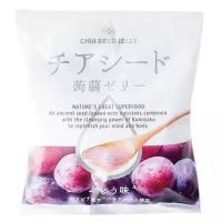 CHIA SEED KONNYAKU JELLY เยลลี่บุกผสมเมล็ดเจีย รสองุ่น