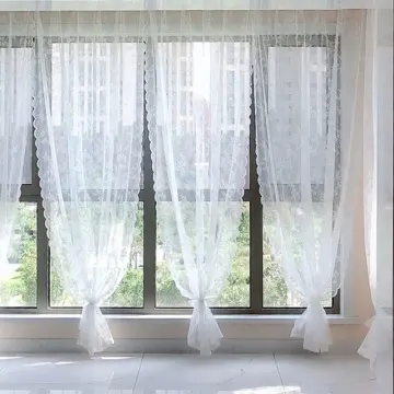 Hole-free Hanging Ring and Velcro Curtains for Bedroom Living Room