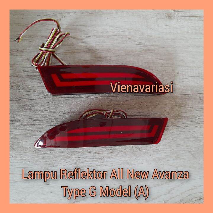 LED Lampu Reflektor Bumper Belakang Mobil All New Avanza/Xenia 2012 ...