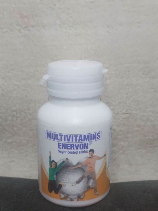 Enervon Multivitamins 30 sugar coated tablets May 2024 Expiration