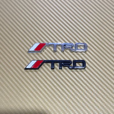โลโก้* TRD ติดรถ Toyota  ขนาด* 1.4 x 8.8 cm ราคาต่อชิ้น