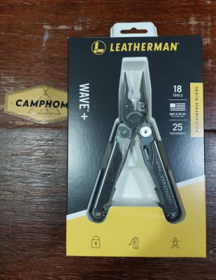 Leatherman Wave Plus Stainless Heritage/Leather Sheat ซองหนัง เครื่องมือรวม 18 ชิ้น พกพาถนัดมือ มีน้ำหนัก ใช้งานได้จริง รับประกัน 25ปี ยาวนานสุดๆ เป็นรุ่นที่เครื่องมือครบครัน ใช้งานได้จริง