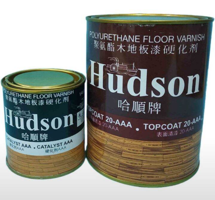 HUDSON POLYURETHANE FLOOR VARNISH TOPCOAT SEALER (LITER GALLON
