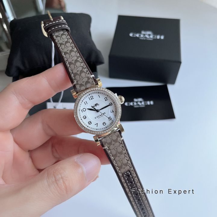 ของแท้100-นาฬิกาข้อมือ-coach-coach-madison-ladies-fashion-watch-style-no-14503397