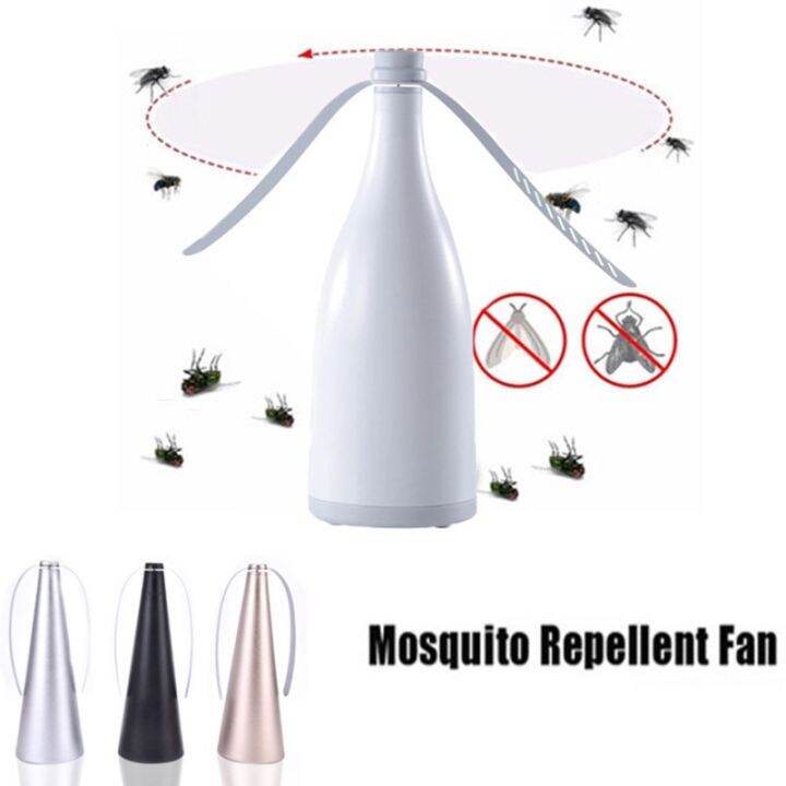 Portable Mosquito Fly Fan Outdoor Fly Repellent Fan Food Protector Anti
