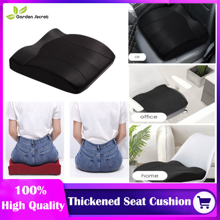 Car Booster Seat Cushion For Driver Hip Pain Raised Memory Foam