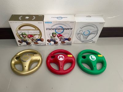 Wii wheel original พวงมาลัย Wii ของแท้