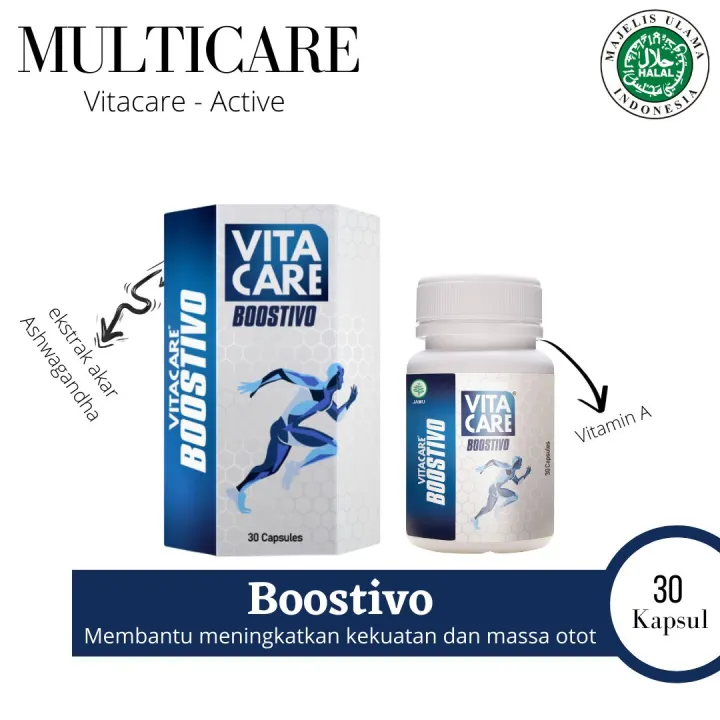 Vitacare Boostivo 30 Kapsul Membantu Meningkatkan Kekuatan Dan Massa ...