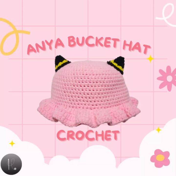 Anya Bucket Hat (Crochet) Helloops Lazada PH
