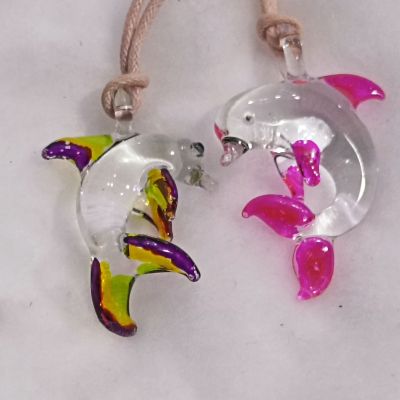 จี้ / สร้อยโลมา Dolphin necklace 🐬 สั่งผลิตตามสีที่ต้องการได้