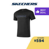 Skechers สเก็ตเชอร์ส เสื้อยืดแขนสั้นผู้ชาย Men Comfort Sports Short Sleeve Tee Apparel - P223M016-0018