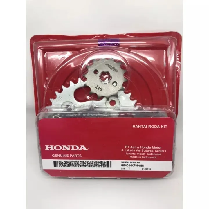 Gear Set Rantai Roda Kit Honda Karisma Supra X 125 (KPH) Lazada Indonesia