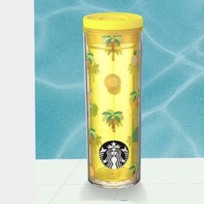 Starbucks Palm Tree Tumbler 12oz