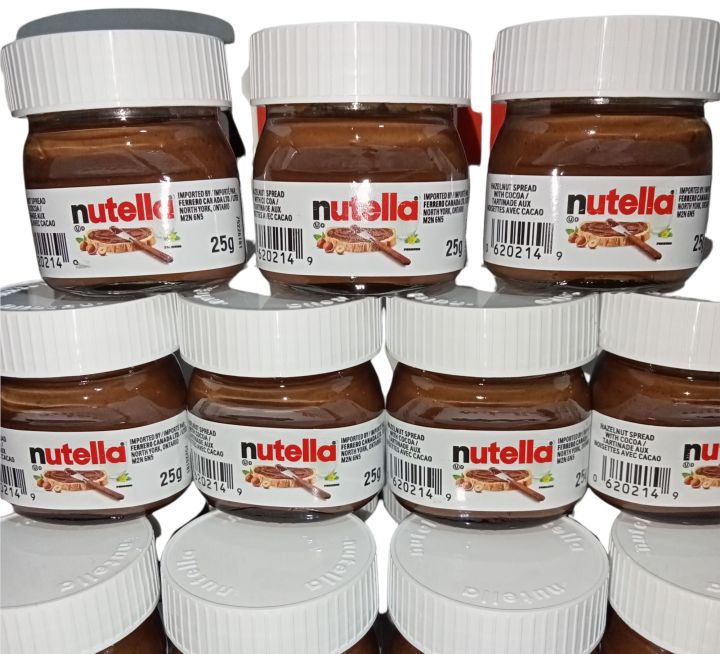 Nutella Ferrero Hazelnut Spread With Cocoa 25g Glass Jars Lazada Ph