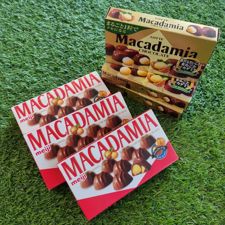 Meiji Macadamia & Lotte Macadamia Chocolate (Original from Japan