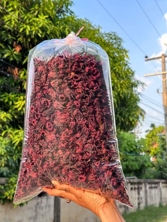 กระเจี๊ยบแดงแห้ง-roselle-2-kg-ปลอดสารเคมี-ผลผลิตเดือนมีนาคมปี66