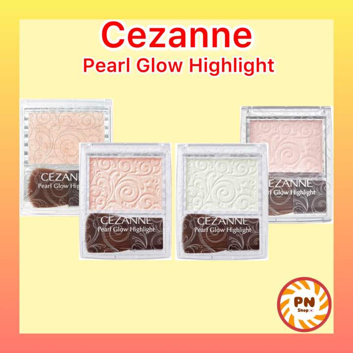 cezanne-pearl-glow-highlight-ไฮไลท์-เพื่อผิวเปล่งประกาย-ของแท้จากประเทศญี่ปุ่น