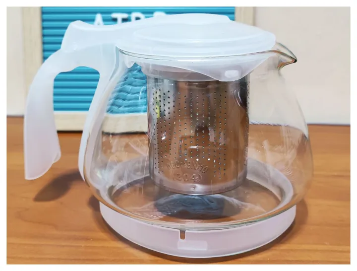 700ml Clear Glass Teapot High Temperature Teapot Make Brewer, without